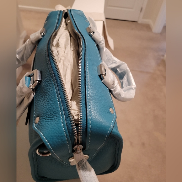 Nwt Teal Coach Millie Satchel - Picture 6 of 6